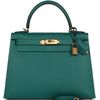 Hermès Kelly Sellier 28 Malachite Epsom GHW