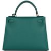 Hermès Kelly Sellier 28 Malachite Epsom GHW