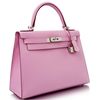 Hermès Kelly Sellier 28 Mauve Sylvestre Epsom PHW