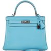 Hermès Kelly Retourne 28 Celeste Epsom PHW