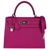 Hermès Kelly Sellier 28 Rose Pourpre Epsom PHW