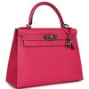 Hermès Kelly Sellier 28 Rose Tyrien Epsom PHW