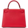 Hermès Kelly Sellier 28 Rouge Casaque Epsom PHW