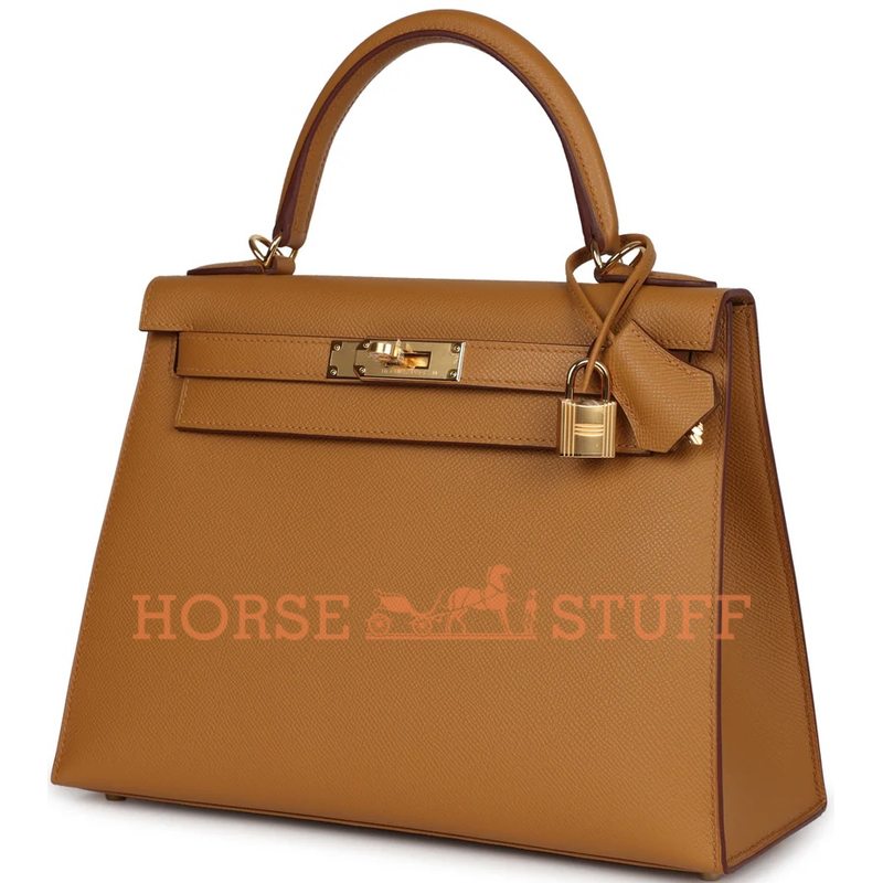 Hermès Kelly Sellier 28 Sesame Epsom GHW