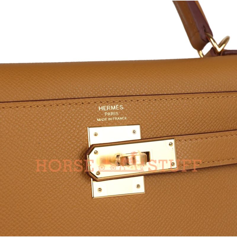 Hermès Kelly Sellier 28 Sesame Epsom GHW