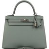 Hermès Kelly Sellier 28 Vert Amande Epsom PHW