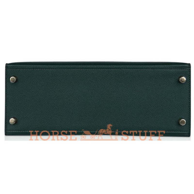 Hermès Kelly Sellier 28 Vert Anglais Epsom GHW