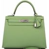 Hermès Kelly Sellier 28 Vert Criquet Epsom PHW