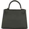 Hermès Kelly Sellier 28 Vert de Gris Epsom GHW