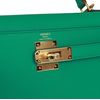 Hermès Kelly Sellier 28 Vert Jade Epsom GHW