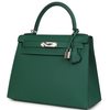 Hermès Kelly Sellier 28 Vert Moyen Epsom PHW