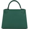 Hermès Kelly Sellier 28 Vert Moyen Epsom PHW