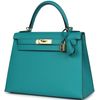 Hermès Kelly Sellier 28 Vert Verone Epsom GHW