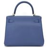 Hermès Kelly Retourne 28 Blue Agate Evercolor GHW