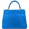 Hermès Kelly Retourne 28 Blue Hydra Evercolor GHW