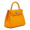 Hermès Kelly Retourne 28 Jaune d'Or Evercolor PHW