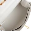 Hermès Kelly Retourne 28 New White Evercolor GHW