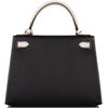 Hermès Kelly Sellier 28 Special Order HSS Black / Craie Epsom BPHW