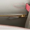 Hermès Kelly Sellier 28 Special Order HSS Gris Mouette / Rose Azalee Epsom BGHW