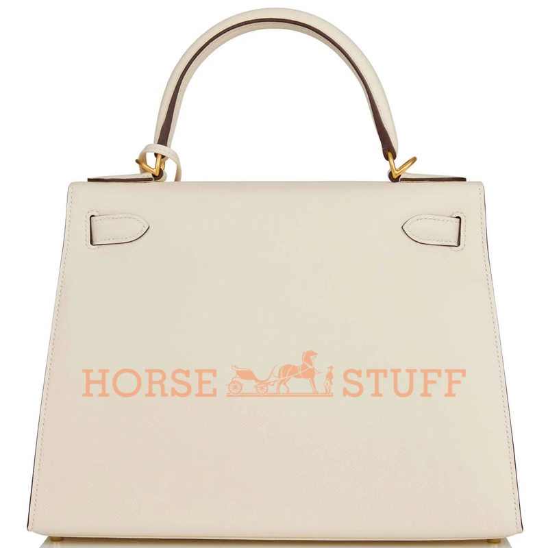 Hermès Kelly Sellier 28 Special Order HSS Verso Nata / Gold Epsom BGHW