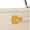 Hermès Kelly Sellier 28 Special Order HSS Verso Nata / Gold Epsom BGHW