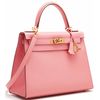 Hermès Kelly Sellier 28 Special Order HSS Verso Rose Confetti / Mykonos Epsom GHW