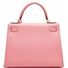 Hermès Kelly Sellier 28 Special Order HSS Verso Rose Confetti / Mykonos Epsom GHW