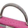 Hermès Kelly Sellier 28 Special Order HSS Rose Pourpre / Gris Agate Ostrich BPHW