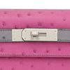 Hermès Kelly Sellier 28 Special Order HSS Rose Pourpre / Gris Agate Ostrich BPHW