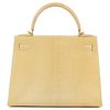 Hermès Kelly Sellier 28 Beige Shiny Niloticus Lizard GHW