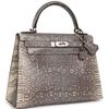 Hermès Kelly Sellier 28 Ombre Shiny Salvator Varanus Lizard PHW