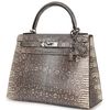 Hermès Kelly Sellier 28 Ombre Shiny Salvator Varanus Lizard PHW