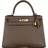 Hermès Kelly Sellier 28 Toundra Madame GHW