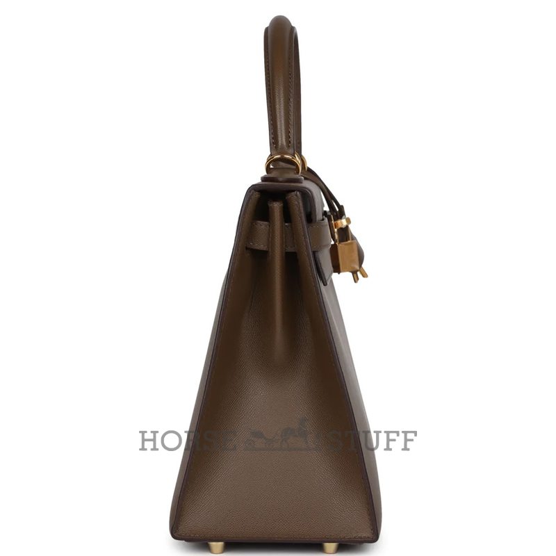Hermès Kelly Sellier 28 Toundra Madame GHW