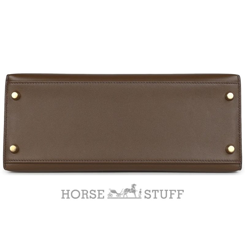 Hermès Kelly Sellier 28 Toundra Madame GHW