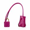 Hermès Kelly Sellier 28 Rose Scheherazade Lisse Crocodile Niloticus GHW