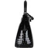 Hermès Kelly Sellier 28 Black Lisse Crocodile Niloticus PHW