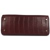 Hermès Kelly Retourne 28 Bordeaux Matte Crocodile Alligator GHW