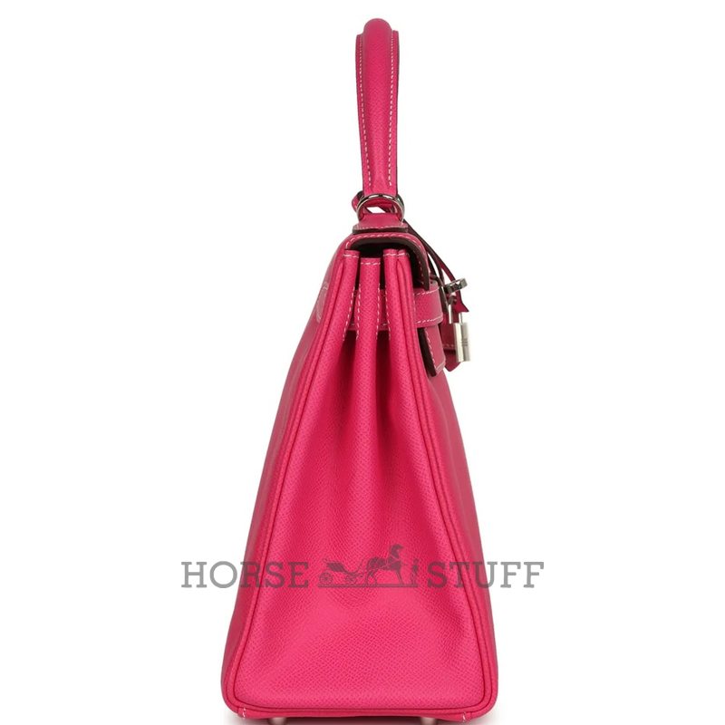 Hermès Kelly Retourne 28 Rose Tyrien Epsom PHW