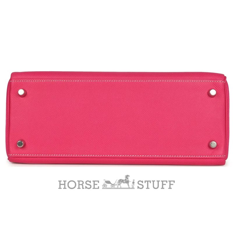 Hermès Kelly Retourne 28 Rose Tyrien Epsom PHW