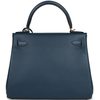 Hermès Kelly Retourne 28 Deep Blue Evercolor GHW