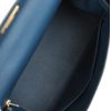 Hermès Kelly Retourne 28 Deep Blue Evercolor GHW
