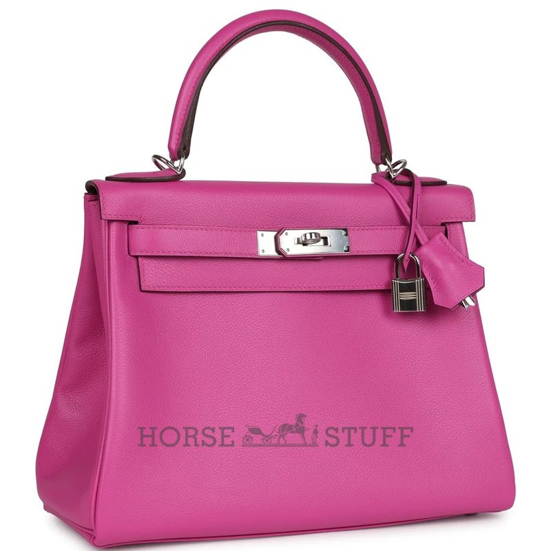 Hermès Kelly Retourne 28 Magnolia Evercolor PHW