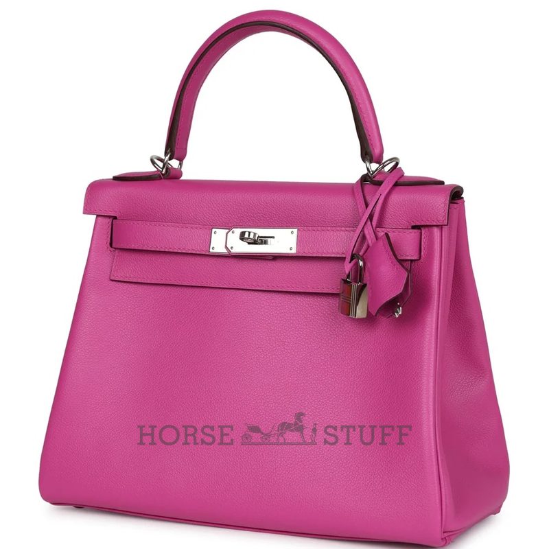 Hermès Kelly Retourne 28 Magnolia Evercolor PHW