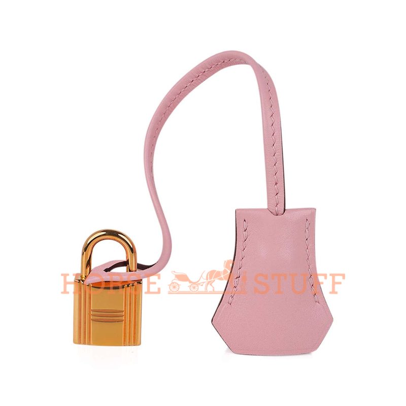 Hermès Kelly Retourne 28 Rose Sakura Swift GHW