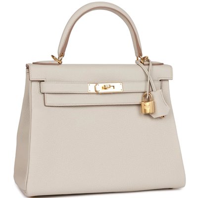 Hermès Kelly Retourne 28 Beton Togo GHW