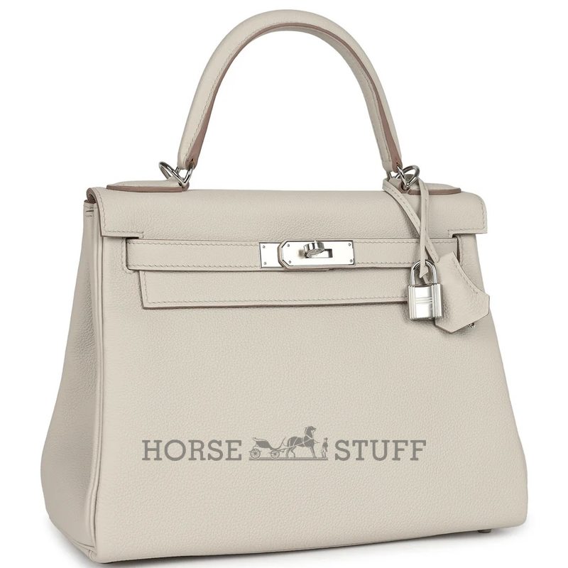 Hermès Kelly Retourne 28 Beton Togo PHW