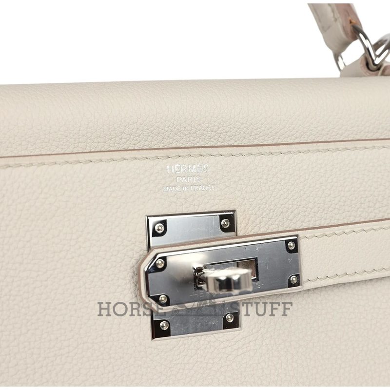 Hermès Kelly Retourne 28 Beton Togo PHW