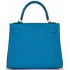 Hermès Kelly Retourne 28 Blue Frida Togo GHW