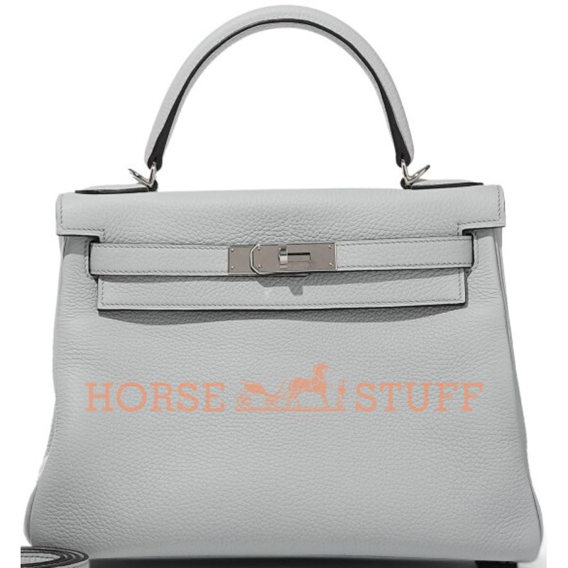 Hermes Kelly Retourne 28 Blue Pale Togo PHW